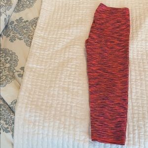 Fabletics pink space dye legging